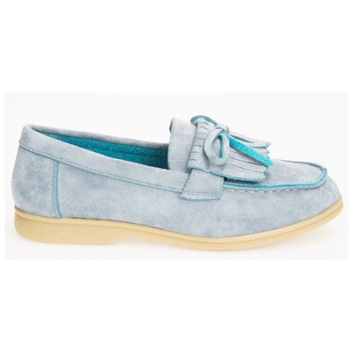 Лоферы 338-27 Голубой 36