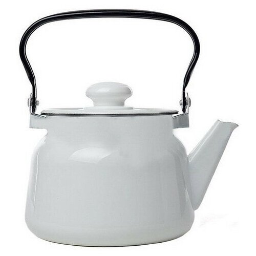 фото Чайник 2,3 л светлый с пластм.кнопкой, с42714.3 стальэмаль сибирские товары