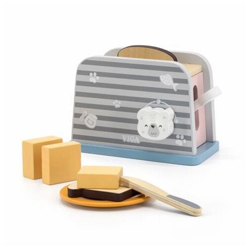 VIGA Игровой набор завтрак с тостером (44017)
