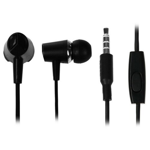 Наушники Hoco M34 проводные вакуумные микрофон Jack 35 мм 12 м черные 53100₽