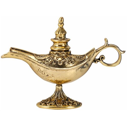 фото Брошь tasyas лампа алладина золото