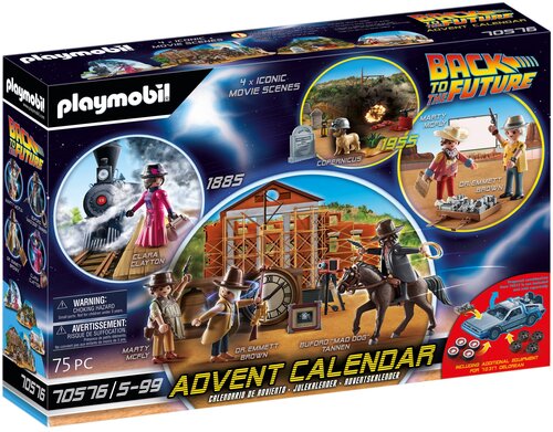 Конструктор Playmobil 70576 Адвент-календарь Назад в будущее III, 75 дет.