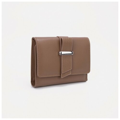 фото Кошелёк на магнитах, цвет бежевый нет бренда