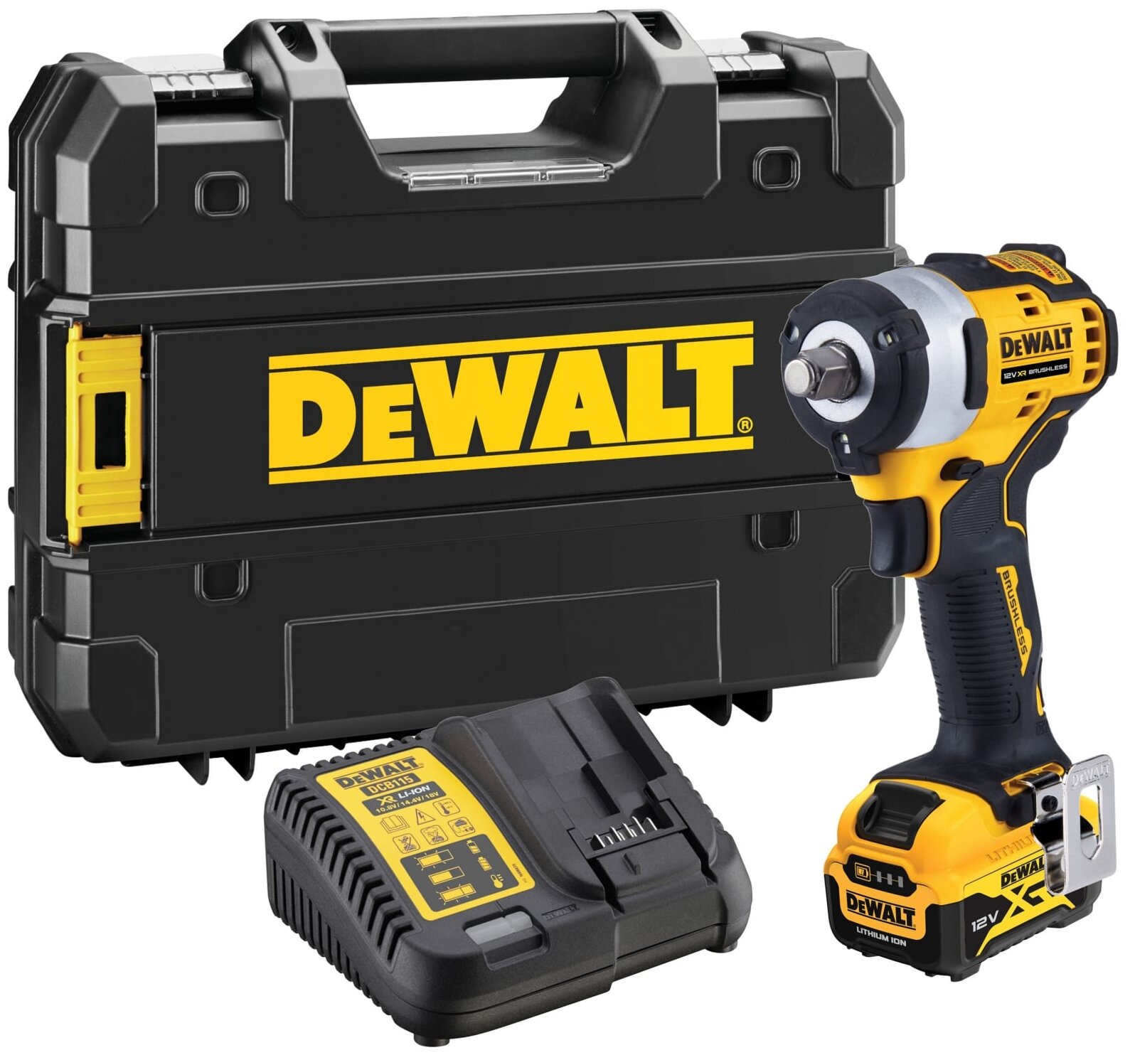 Гайковерт акк. 12В DCF901P1 DeWALT DCF901P1-QW - фотография № 3