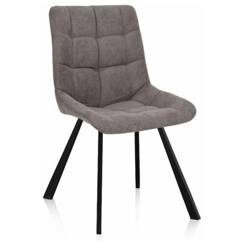 фото Nicole (николь) 4l black стул (ткань soro-93, серая) nowy styl