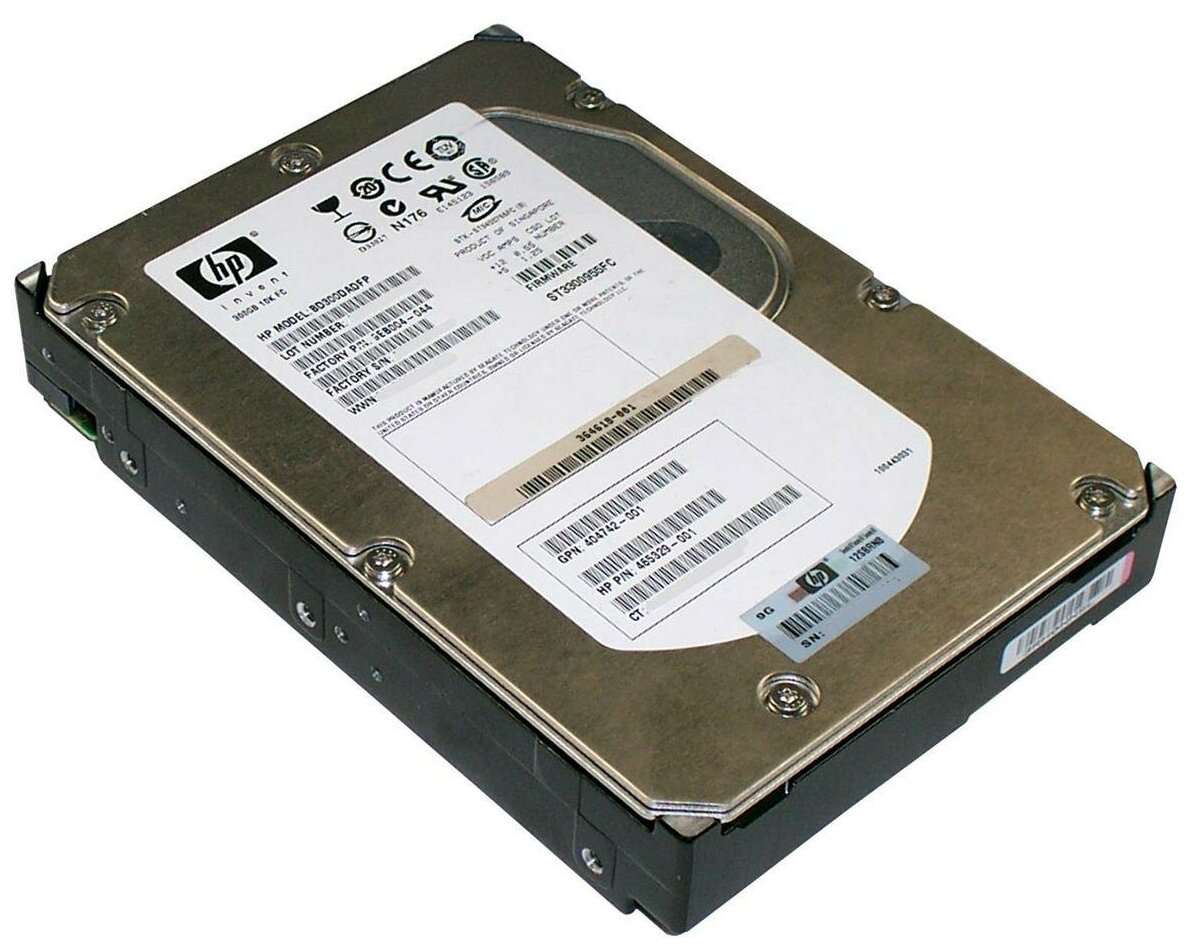 404742-001 HP 300GB Жесткий диск HP 300Гб для сервера 35 10000 rpm Fibre Channel 200 Мбс HDD