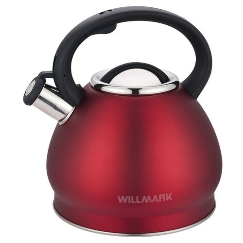 Чайник WILLMARK WTK-4221SS 35л со свистком с крышкой нейлоновая ручка техн Easy spout open 129000₽