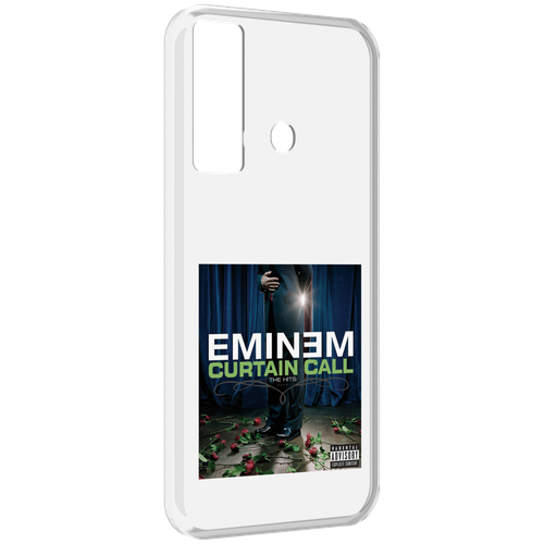 Чехол MyPads Eminem CURTAIN CALL, THE HITS для Tecno Camon 17 задняя-панель-накладка-бампер чехол mypads eminem curtain call the hits для tecno pop 5 go задняя панель накладка бампер