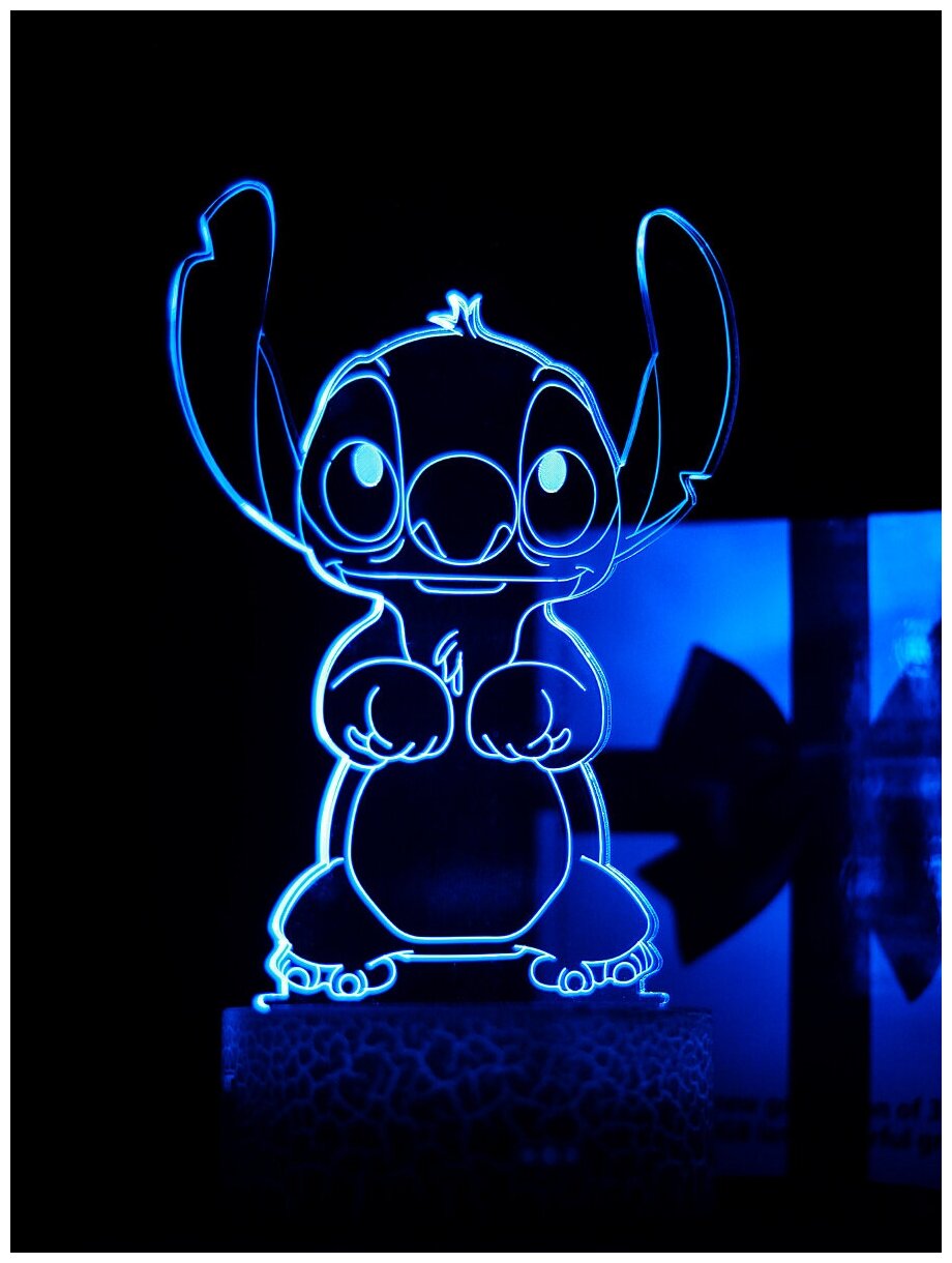 фото Ночник Palmexx Стич PX/LAMP-009 светодиодный, 3 Вт