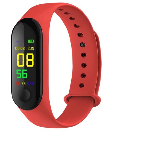 Фитнес-браслет M3 красный 49800₽