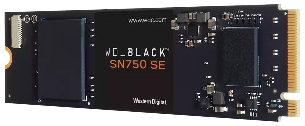 Твердотельный накопитель SSD WD Black SN750 SE NVMe WDS250G1B0E 250ГБ Gen4