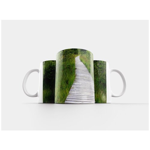 фото Кружка "деревянные дорожки, дорожка, тащить" 320 мл lotsprints