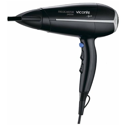 Фен VICONTE VC-3750 black/grey viconte vc 3750 черный с серым