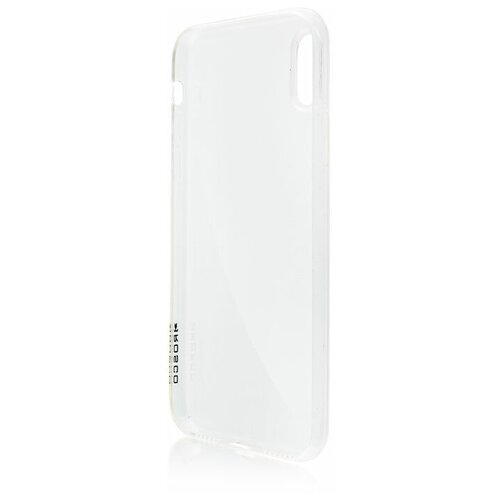 фото Чехол для apple iphone x brosco, силиконовая накладка, прозрачный