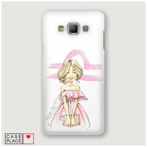 фото Чехол пластиковый samsung galaxy a7 весы образ case place