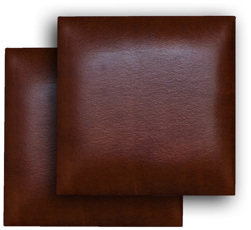 Изголовье (Мягкая панель) Квадрат коричневый эко кожа 40 - фотография № 4