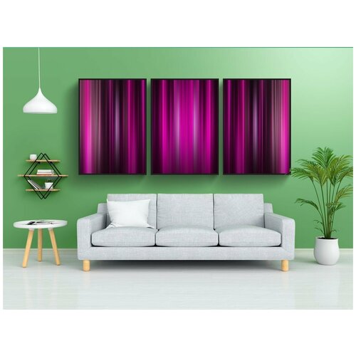 фото Набор модулных постеров для интерьера "театр, кинотеатр, занавес" 60x90 см. в тубусе, без рамки lotsprints