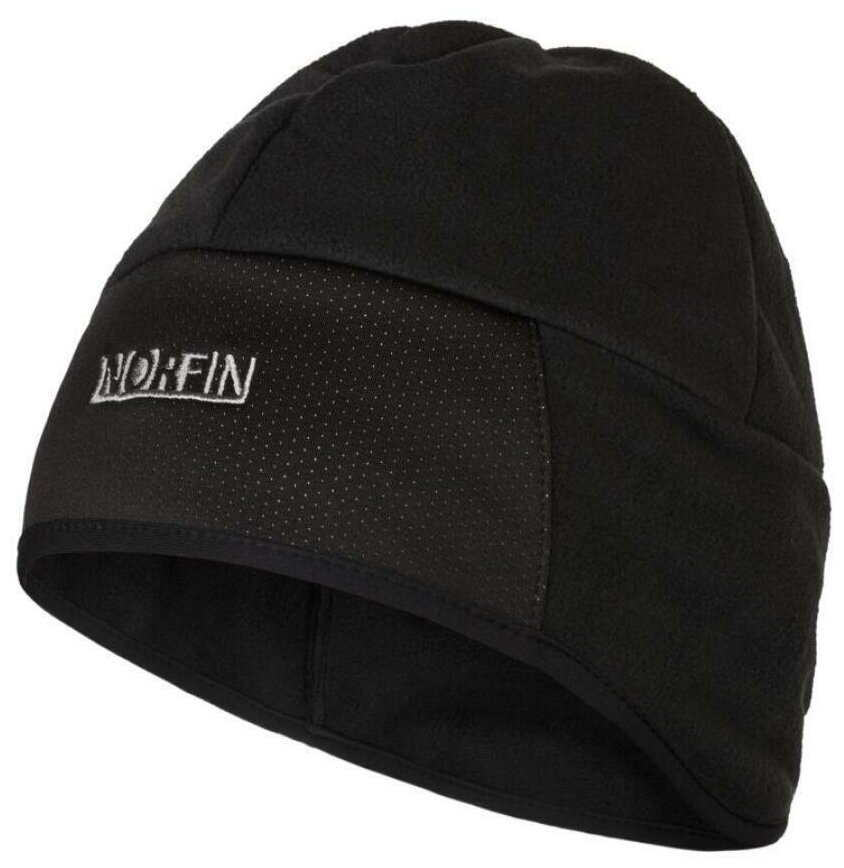 фото Шапка Norfin FIN WINDSTOP, цв. чёрный р-р XL, 80% акрил, 20% PU