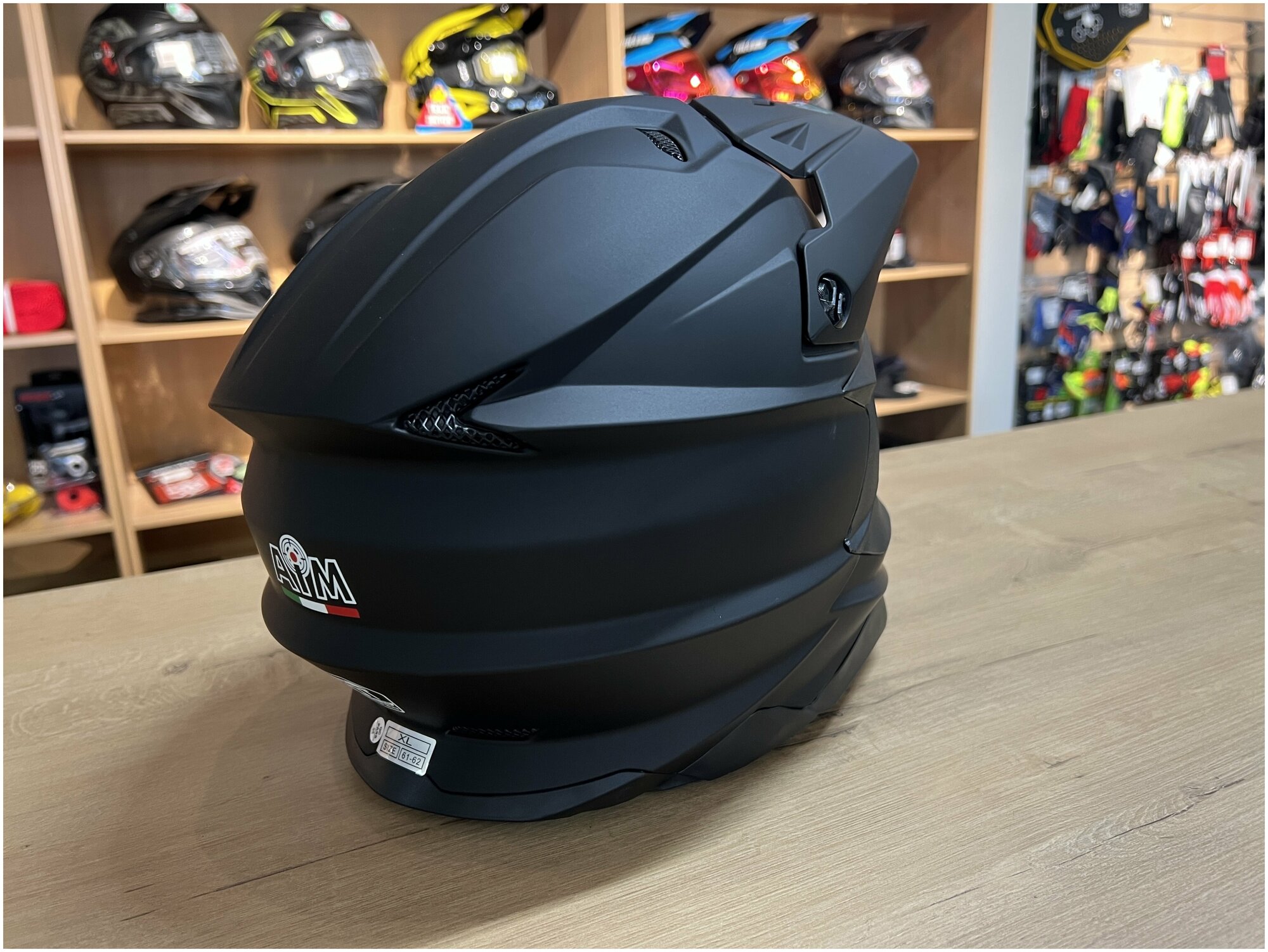 AiM Шлем кроссовый JK803 Black Matt XL