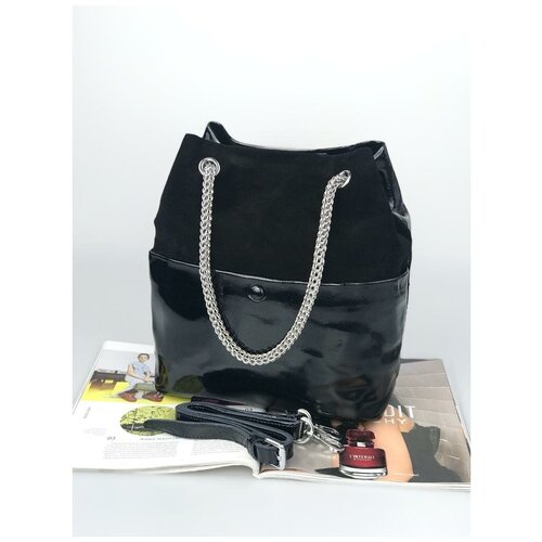 фото Сумка женская 0468b9810-1aa black polina & eiterou