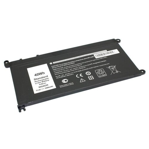 Аккумуляторная батарея iQZiP для ноутбука Dell 15-5000 (WDXOR) 11.4V 40Wh 3500mAh OEM