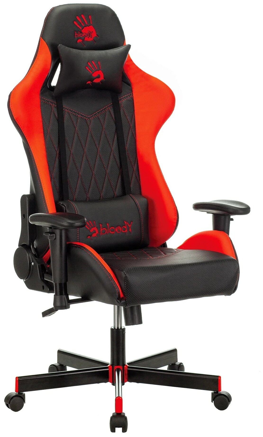 Кресло игровое A4Tech Bloody GC-870 черный/красный