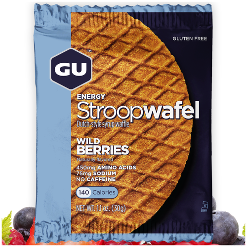 фото Энергетический батончик gu energy stroopwafel no caffeine 1 вафля, дикие ягоды