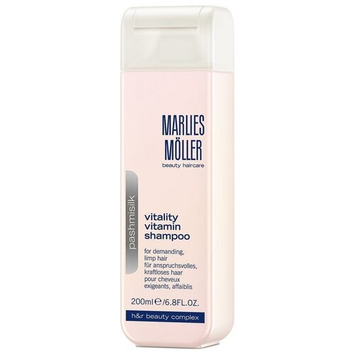 кондиционер для волос marlies moller pashmisilk silky milk conditioner 200 мл Шампунь для волос Marlies Moller Pashmisilk, 200 мл, витаминный