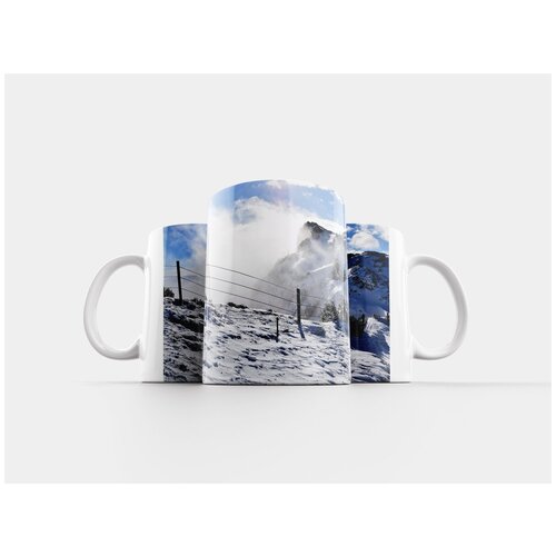 фото Кружка "горы, зимние виды спорта, снег" 320 мл lotsprints