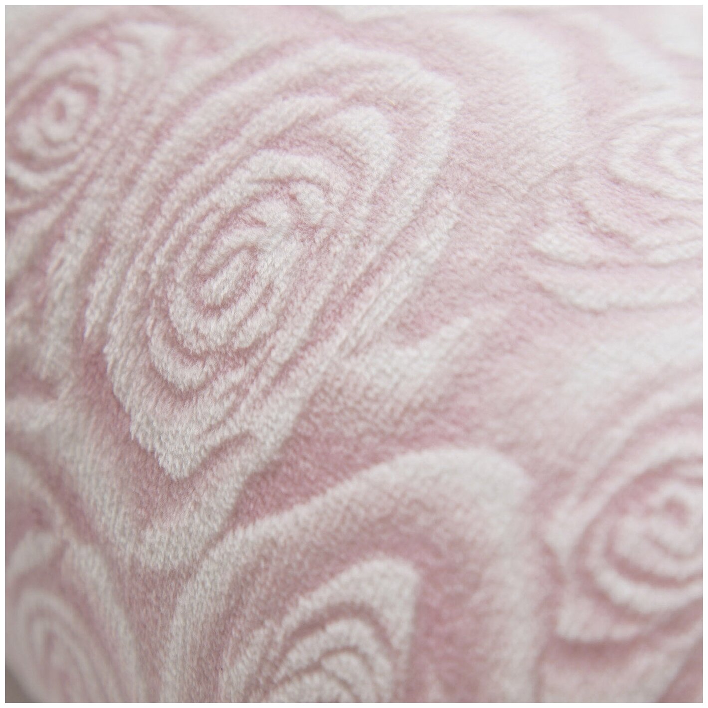 Плед плюшевый 150х200 см , MICRO VELUR 3D, ОТК "Роза", розовый - фотография № 12