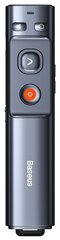 Пульт дистанционного управления для презентаций Baseus Orange Dot Wireless Presenter (Green Laser) Grey (WKCD010013)