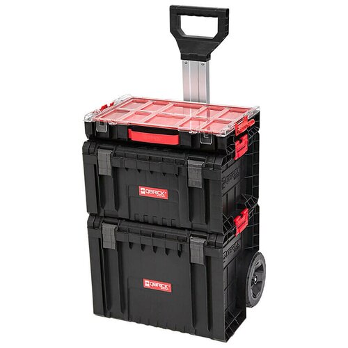 Набор ящиков Qbrick System PRO Set 2 (3-в-1: PRO Cart, PRO Toolbox, PRO Organizer 100) набор ящиков qbrick system pro set 1 3 в 1 pro cart pro toolbox pro toolcase