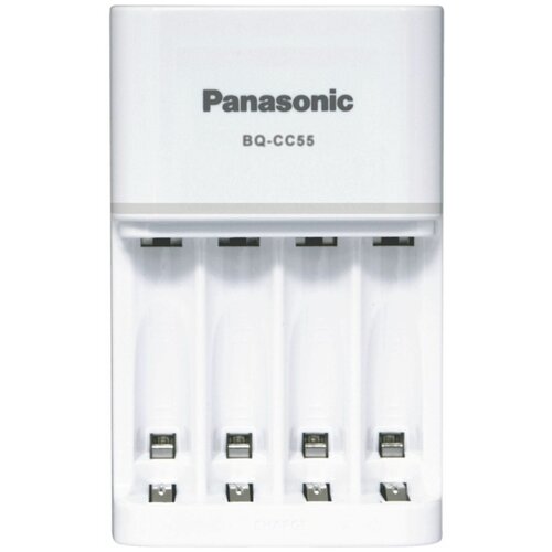 Зарядное устройство Panasonic Smart & Quick BQ-CC55E зу panasonic eneloop k kj55hcd40e smart quick charger 4 aa 2500mah