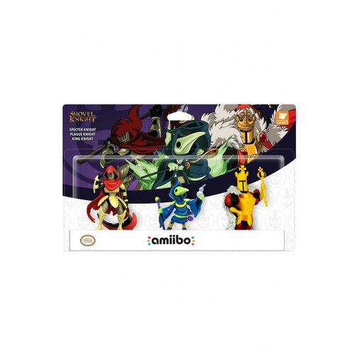 Фигурка Amiibo Shovel Knight Treasure Trove (коллекция Shovel Knight) набор из 3-х фигурок., NINTENDO