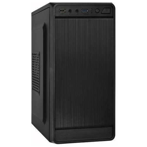 Корпус microATX Exegate EX283130RUS 400 Вт чёрный корпус microatx exegate ba 202 400 вт чёрный