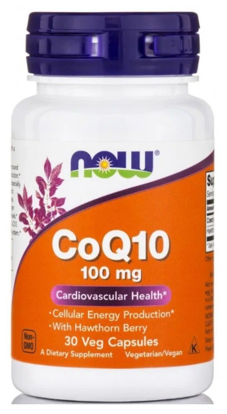 Капсулы NOW CoQ10 with Hawthorn berry