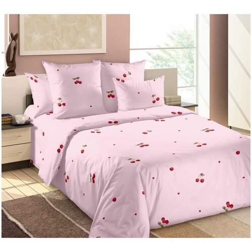 фото Постельное бельё вишенка 3, бязь (евро)н belissimo
