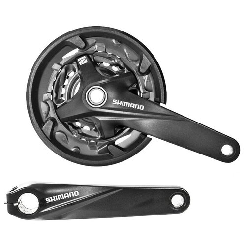 Система шатунов Shimano Altus MT200-3, 175мм, 40/30/22T, 9 скоростей