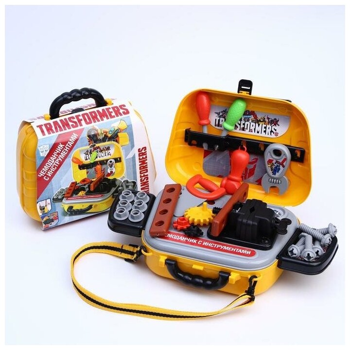 Hasbro Набор строителя "чемоданчик" в сумке с инструментами игровой, Трансформеры