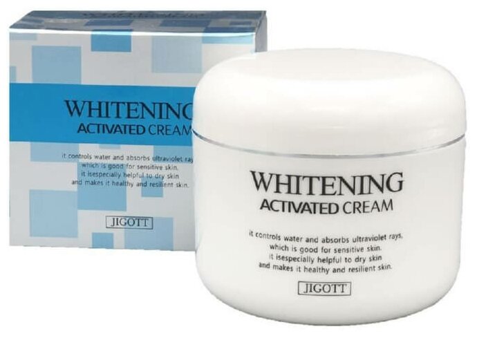 Отбеливающий крем для лица Jigott Whitening Activated Cream, 100 ml