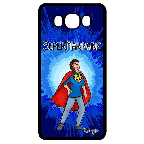 фото Защитный чехол на мобильный // samsung galaxy j7 2016 // "суперкрестная" герой рисунок, utaupia, синий