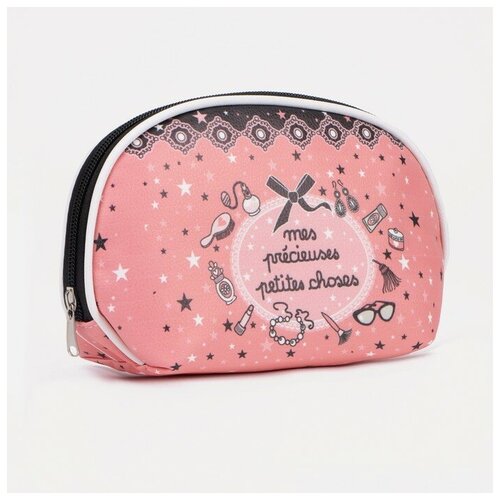 фото --- косметичка на молнии, цвет розовый