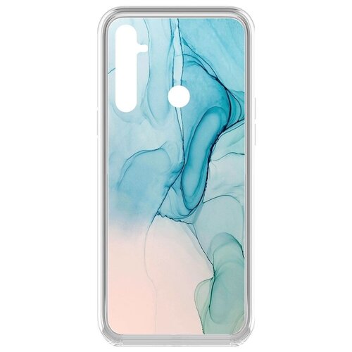 Чехол-накладка Krutoff Clear Case Абстракт разводы для Realme 6i чехол накладка krutoff clear case абстракт разводы для realme c21