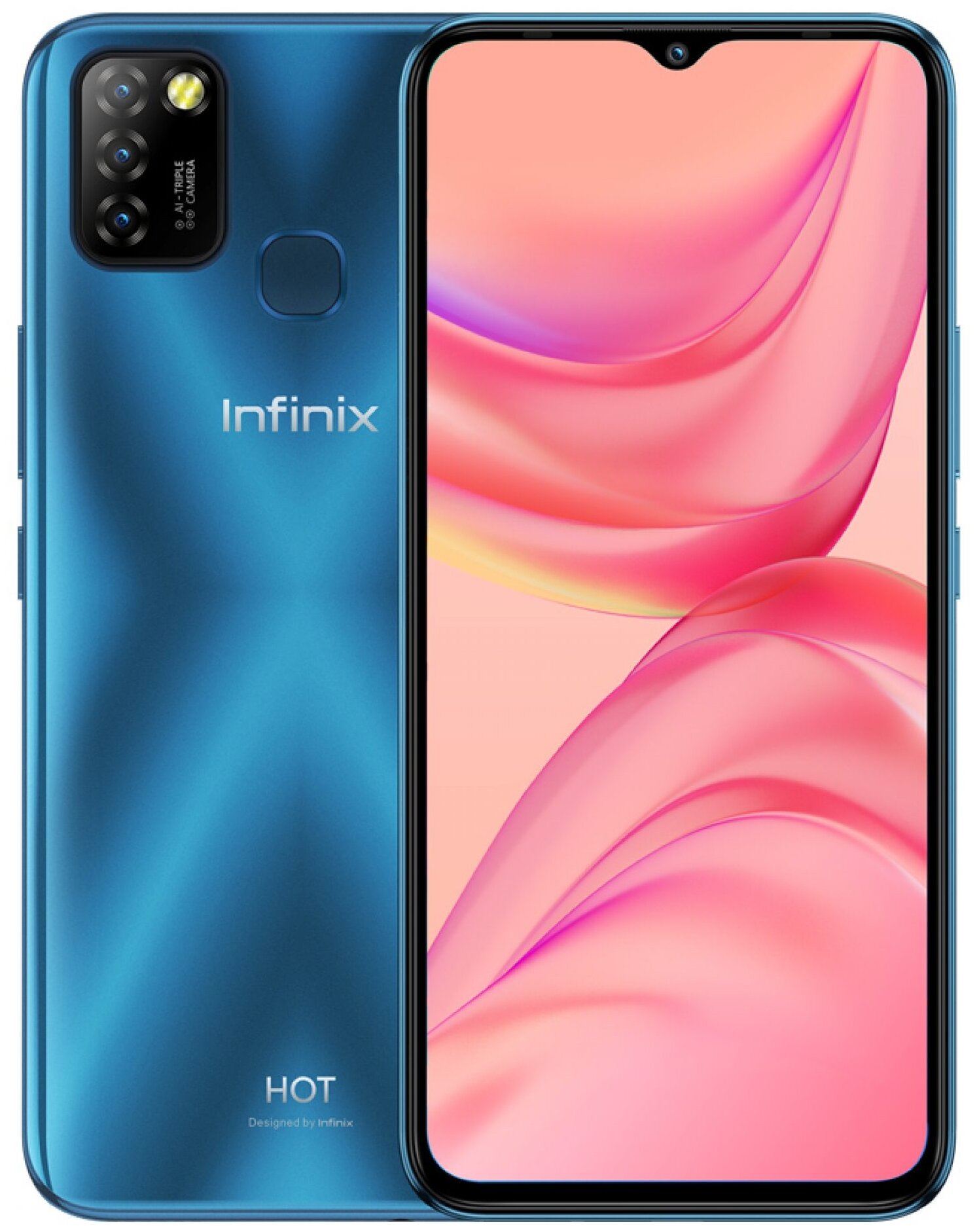 Смартфон INFINIX Hot 10 Lite 64Gb, X657B, синий