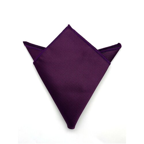 фото Платок паше нагрудный в карман пиджака фиолетовый с ромбовидной текстурой 2beman