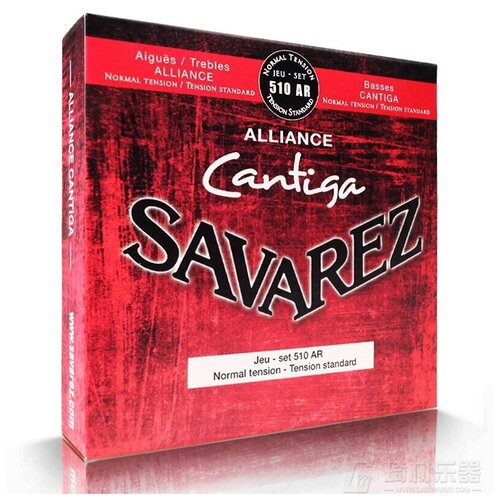 Струны для классической гитары SAVAREZ 510 AR ALLIANCE CANTIGA (24-27-33-29-34-43) savarez 510arjp 24 43 alliance cantiga premium nylon