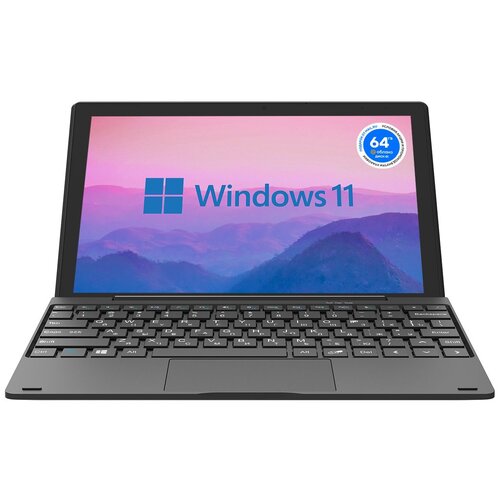 Планшет Digma EVE 1490D Celeron N4000 11 2C RAM4Gb ROM64Gb 116 IPS 1366x768 Windows 11 черный 2Mpix BT WiFi Touch microSD 64Gb mHDMI 4000mAh 1758500₽