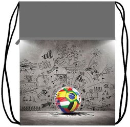 Мешок для обуви Оникс - МО-26-4 - Мировой футбол