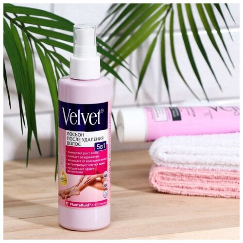Лосьон после депиляции Velvet 5в1 замедляющий рост волос 200 мл 448₽