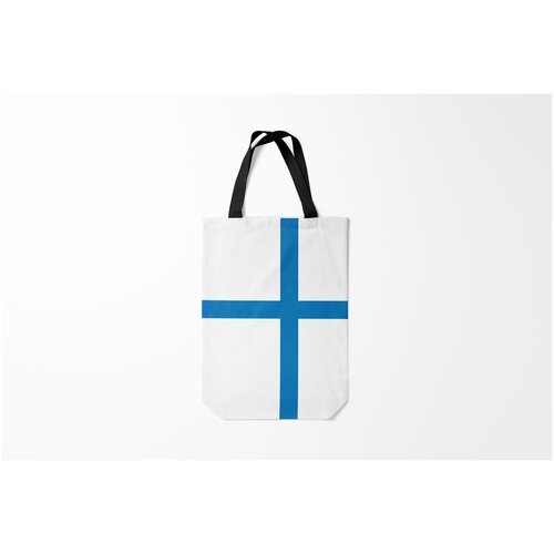 фото Сумка-шоппер / 31х42 см / хоккей / разные хоккейные принты сборная финляндии burnettie